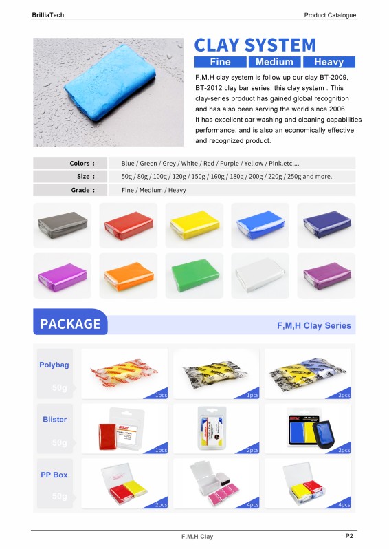 Top 1 Automotive Clay Bar Manufacturer in China | Brilliatech