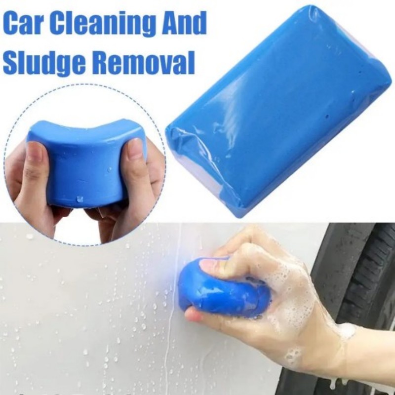 clay bar cleaning car