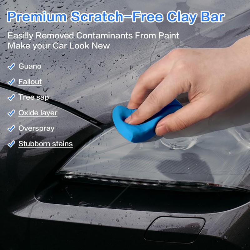 Can you just use soap water with clay bars 2