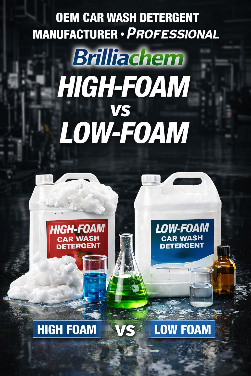 High-Foam vs Low-Foam