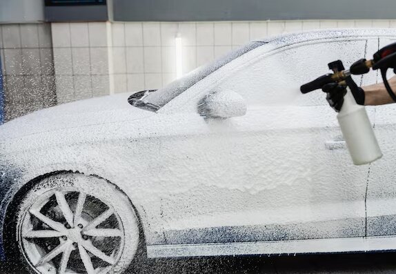 Household products to clean car exterior