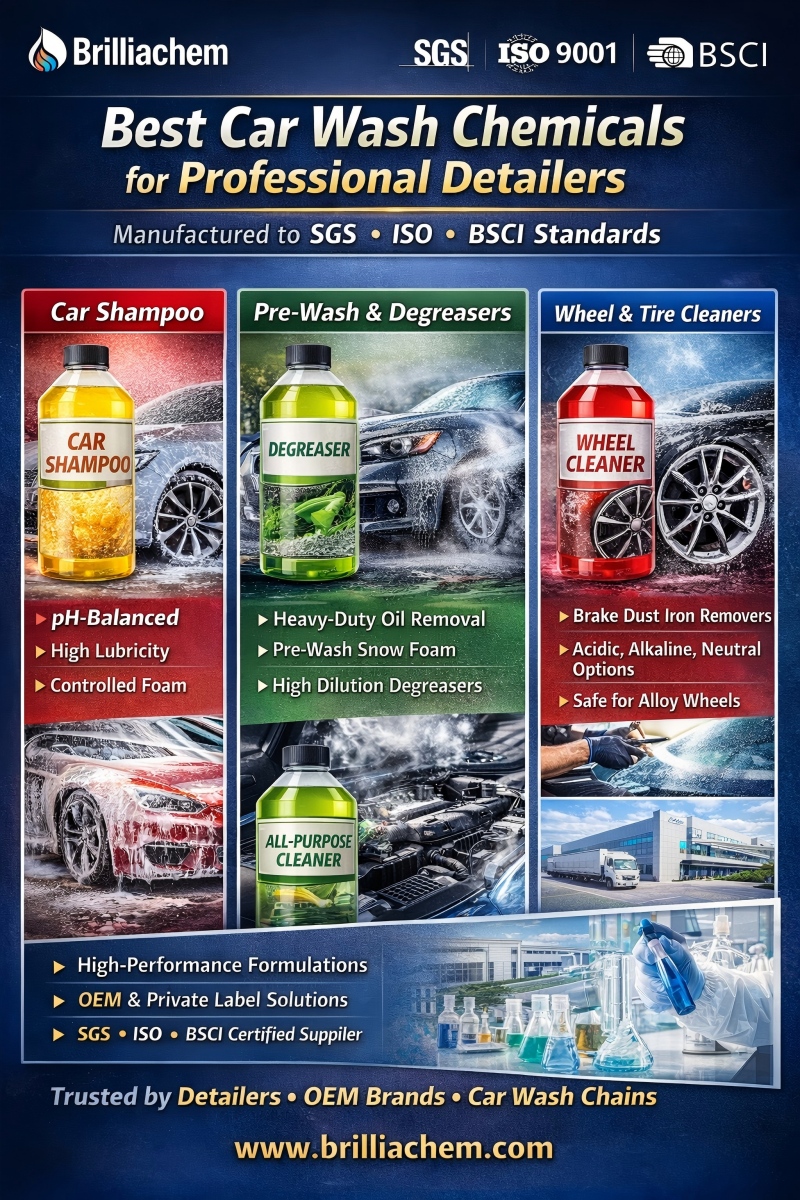 Best Car Wash Chemicals for Professional Detailers