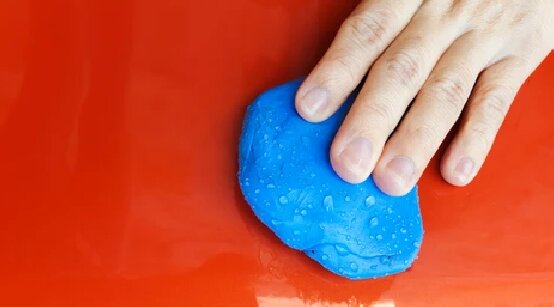 How does clay pull out impurities