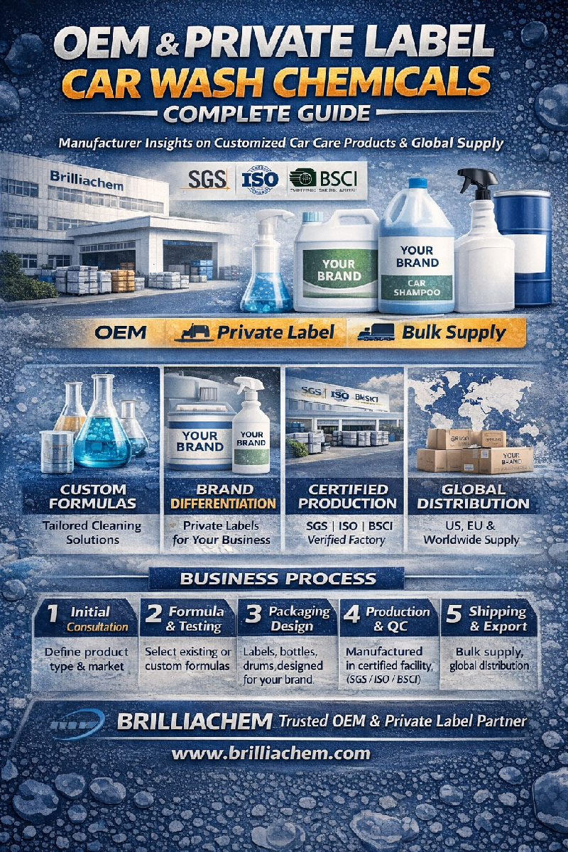 OEM & Private Label Car Wash Chemicals Complete 2026 Manufacturer Guide(1)