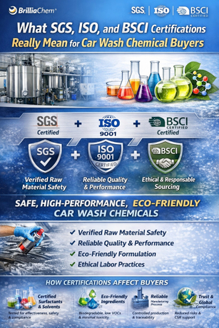What SGS, ISO, and BSCI Certifications Really Mean for Car Wash Chemical Buyers.jpg