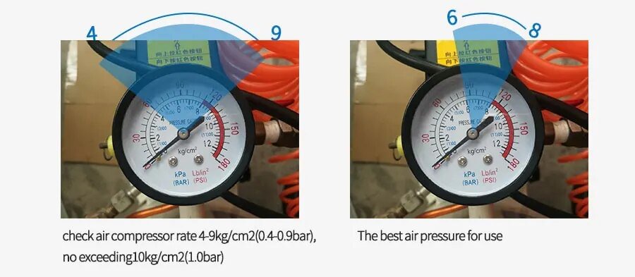 What The Pressure of The Air Compressor for Tornador Cleaning Gun?