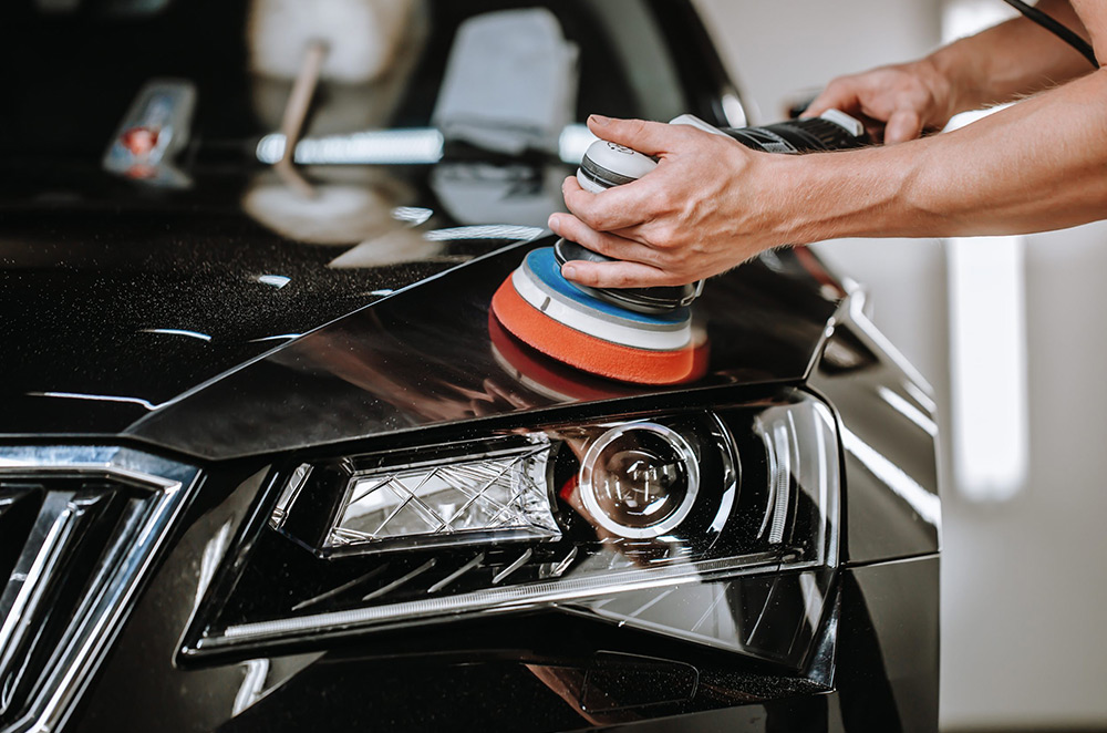 How is car exterior detailing done